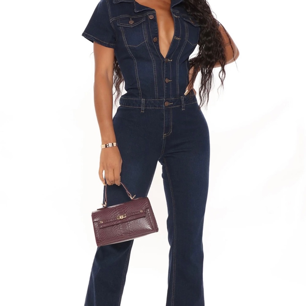 Denim Jumpsuit. Never Worn